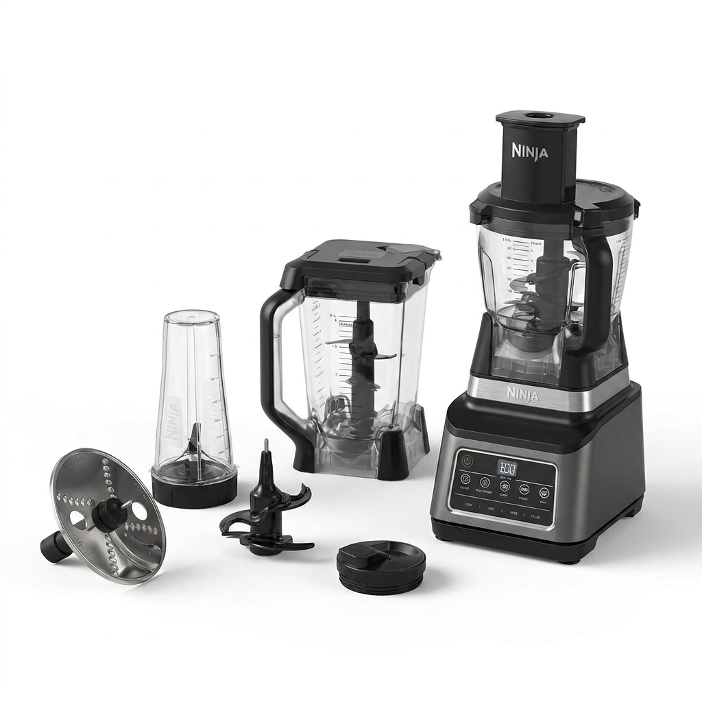 Vantera TriBlend 3-in-1 Food Processor & Blender, 1200W
